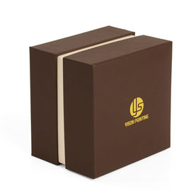 Elegant Jewelry / Watch Packaging Box With Velvet , Cardboard Jewellery Packing Raphe Gift Boxes