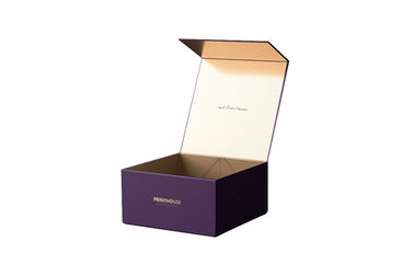 Handmade Luxury Magnetic Gift Box , Cardboard Rigid Box With Magnetic Closing Lid