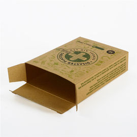 Kraft Paper Pharmaceutical Packaging Box Eco Friendly Custom Design