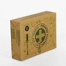 Kraft Paper Pharmaceutical Packaging Box Eco Friendly Custom Design