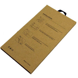Kraft Paper Custom Printed Packaging Box For Mobile Phone Film Packaging