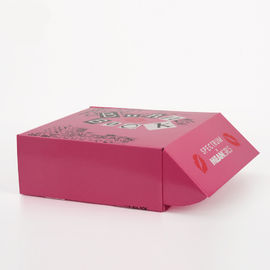 Pink Recycled Makeup Subscription Boxes , Custom Cosmetic Packaging Boxes