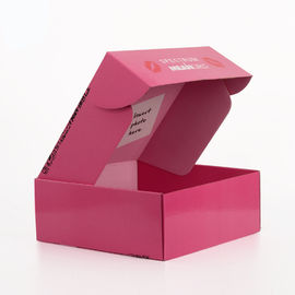 Pink Recycled Makeup Subscription Boxes , Custom Cosmetic Packaging Boxes