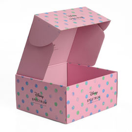 Pink Color Printed Custom Subscription Boxes  , Women Makeup Gift Packing Box