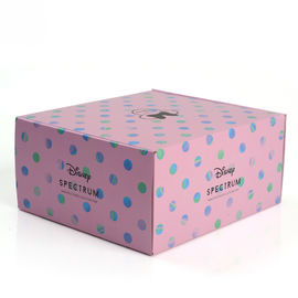 Pink Color Printed Custom Subscription Boxes  , Women Makeup Gift Packing Box