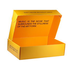 Orange Custom Printed Mailer Boxes / Corrugated Shipping Boxes With Private Label