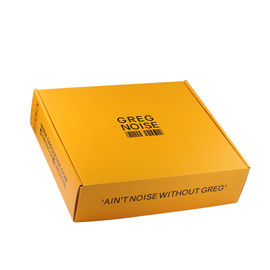 Orange Custom Printed Mailer Boxes / Corrugated Shipping Boxes With Private Label