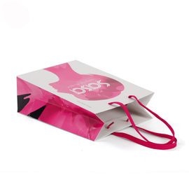Paper Gift Bags With Handles , Retail Carrier Bags Customized Brand Name