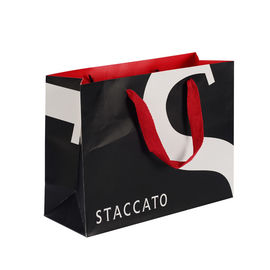 Luxury Recycled Paper Shopping Bags Custom Printed With Your Branded Logo