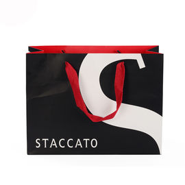 Luxury Recycled Paper Shopping Bags Custom Printed With Your Branded Logo