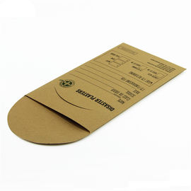 Custom Printed Brown Kraft Paper Envelope With Own Logo Eco Friendly