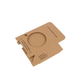 Eco Friendly Die Cut Kraft Paper Soap Box With Custom Printed Logo