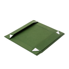 Green Magnetic Paper Gift Box Custom Logo / Foldable Cardboard Boxes