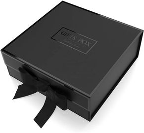 Black Magnet 1400gsm Folding Paper Gift Boxes