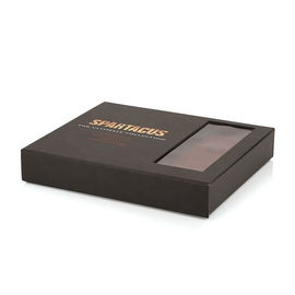 Custom Luxury Cardboard Magnetic Closure Gift Boxes With Window