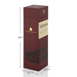 Custom Cardboard Brand Champagne / Wine / Whiskey Bottle Boxes Packaging