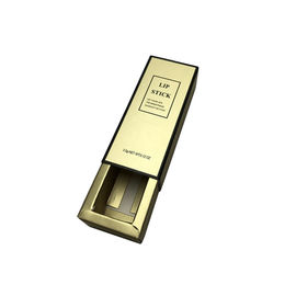 Custom Logo Rose Gold Card Paper Cosmetic Lipstick Packaging Box