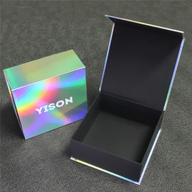 Luxury Hologram Printing Gift Boxes / Custom Holographic Packaging Box