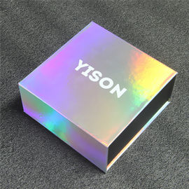 Luxury Hologram Printing Gift Boxes / Custom Holographic Packaging Box