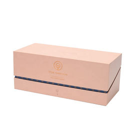 Custom Luxury Pink Rigid Paper Candle Packaging Boxes With Insert