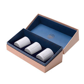 Custom Luxury Pink Rigid Paper Candle Packaging Boxes With Insert