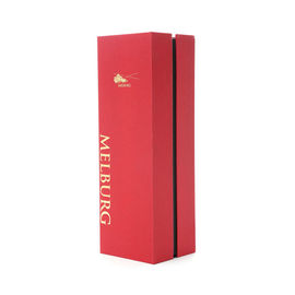 Custom Logo Rigid Cardboard Wine Glass Packaging Boxes With Magnetic Closure