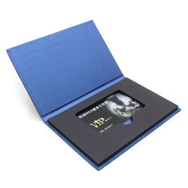 Custom Printed Logo VIP Card Boxes / Cardboard Gift Packaging Magnetic Box