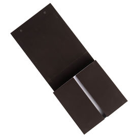 Luxury Black Flip Top Hijab Gift Box Packaging With Custom Logo