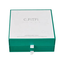 Customized Luxury Rigid Cardboard Drawer Box Packaging With Sliding Cover