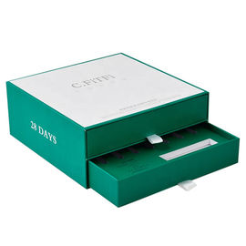 Customized Luxury Rigid Cardboard Drawer Box Packaging With Sliding Cover