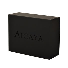 Custom Logo Printing Matt Black Cardboard Swimwear Packaging Box