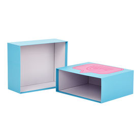 Custom Made Printing Cardboard Paper Large Sliding Pull Out Shoe Boxes