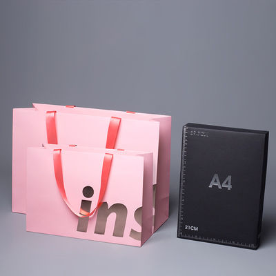 Luxury Famous Brand Jewelry Gift Shopping Bag Custom Print Small Paper Bags With Your Own Log