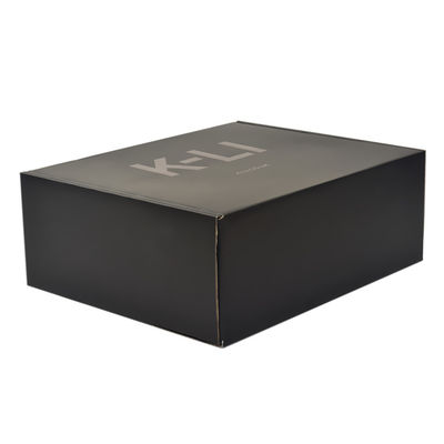 Custom Black Tear Strip Cardboard Packaging Mailer Shipping Box