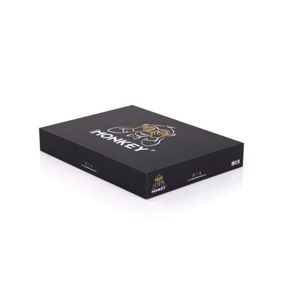 Custom Luxury Cardboard Matte Black Boxes For Clothing Packaging