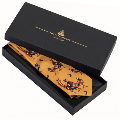 Luxury High Quality Customizable Cardboard Necktie Tie Gift Packaging Box