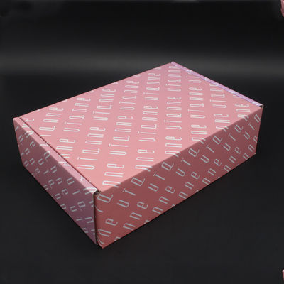 Customised Printing Pink Holographic Shipping Mailing Box Custom Private Label With Logo