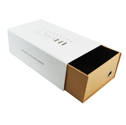 Luxury Black White Pull Out Sliding Drawer Type Shoe Box Packaging With Custom Logo