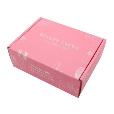 Personalised Corrugated Cardboard Empaques Para Envios Custom Size Hot Pink Shipping Boxes And Bag