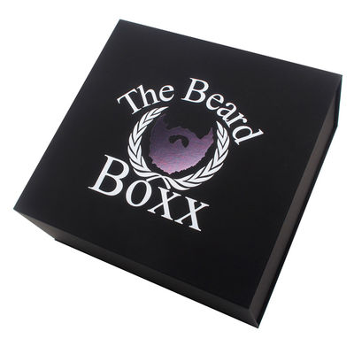 Custom Logo Printing Cosmetic Beard Packaging Box Luxury Beard Balm Grooming Packaging With Satin