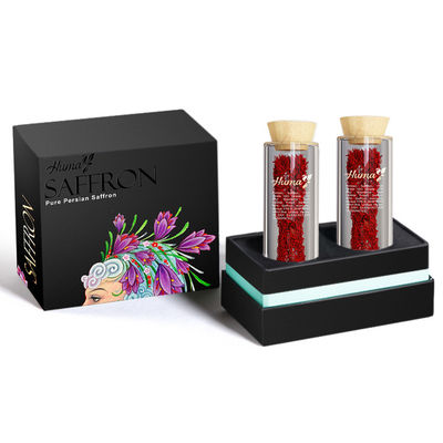 Custom Printing Rigid Cardboard Luxury Zaffron Saffron Gift Packaging Box