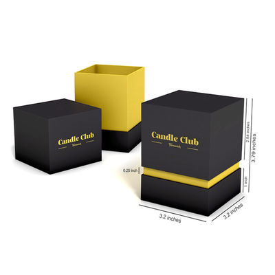 Customized Cardboard Votive Candle Box Luxury Packaging Rigid Paper Packaging Box For Candle