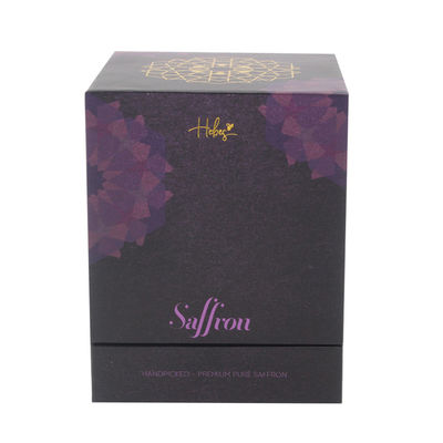 Custom Logo Printed Safran Sargol Zaffron Saffron Packaging Boxes