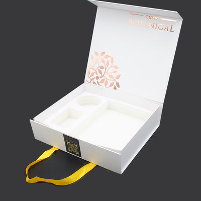 Factory Wholesale Custom White Hampers Gift Set Packaging Box With Insert Handle