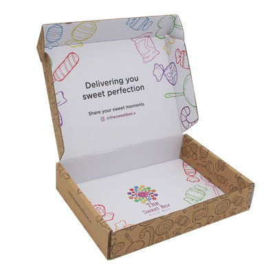 Customised Printing Corrugated Cardboard Packaging Gift Sweet Box