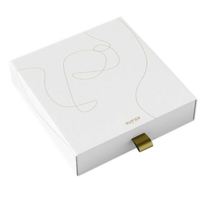 Custom Printed Drawer Slide Jewelry Box Elegant Gift Box Packaging