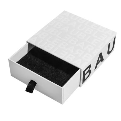 Custom Logo Printing Paper Drawer Hair Tie Box Packaging For Hair Ties