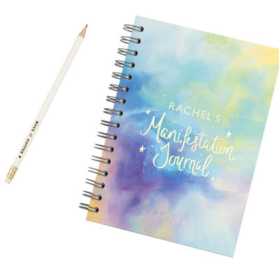 Custom Logo Printing Planner Manifest Journal Notebook 2021