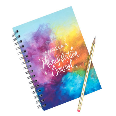 Custom Logo Printing Planner Manifest Journal Notebook 2021