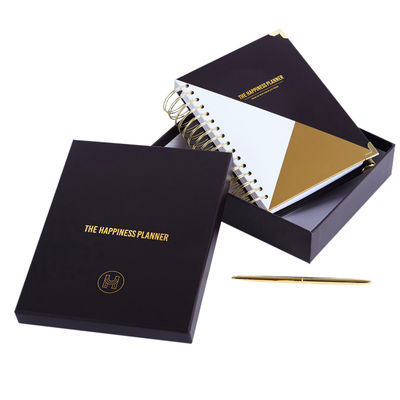 Factory Business Notebook With Custom Logo Print Korean Travel Cute Grid Notebooks And Journals